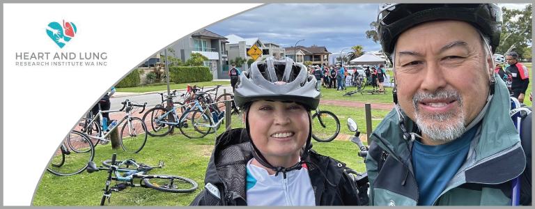 Information Quality is super proud of Kelly Stanbridge for completing the inaugural Breaths and Beats Ride for Research in support of the Heart and Lung research institute of WA.

Supported by partner Doug and a flock of contributors, Kelly joined other healthy heart and lung transplant recipients on a 34km ride along the Swan river and through Perth’s southern suburbs.