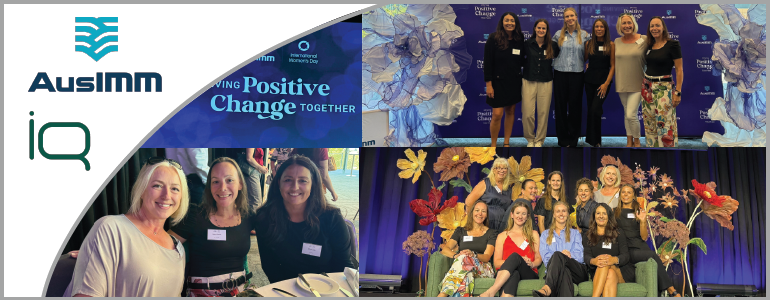 We recently had the opportunity to attend the AusIMM International Women’s Day event in Perth, alongside industry peers and colleagues from SGS and Independent Metallurgical Operations (IMO), celebrating this year’s theme: Driving Positive Change Together.