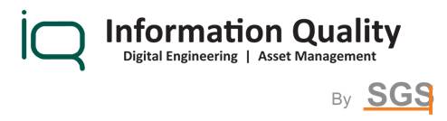 IQ Logo - By SGS (in-content) Information Quality - Digital Engineering | Asset Management - By SGS